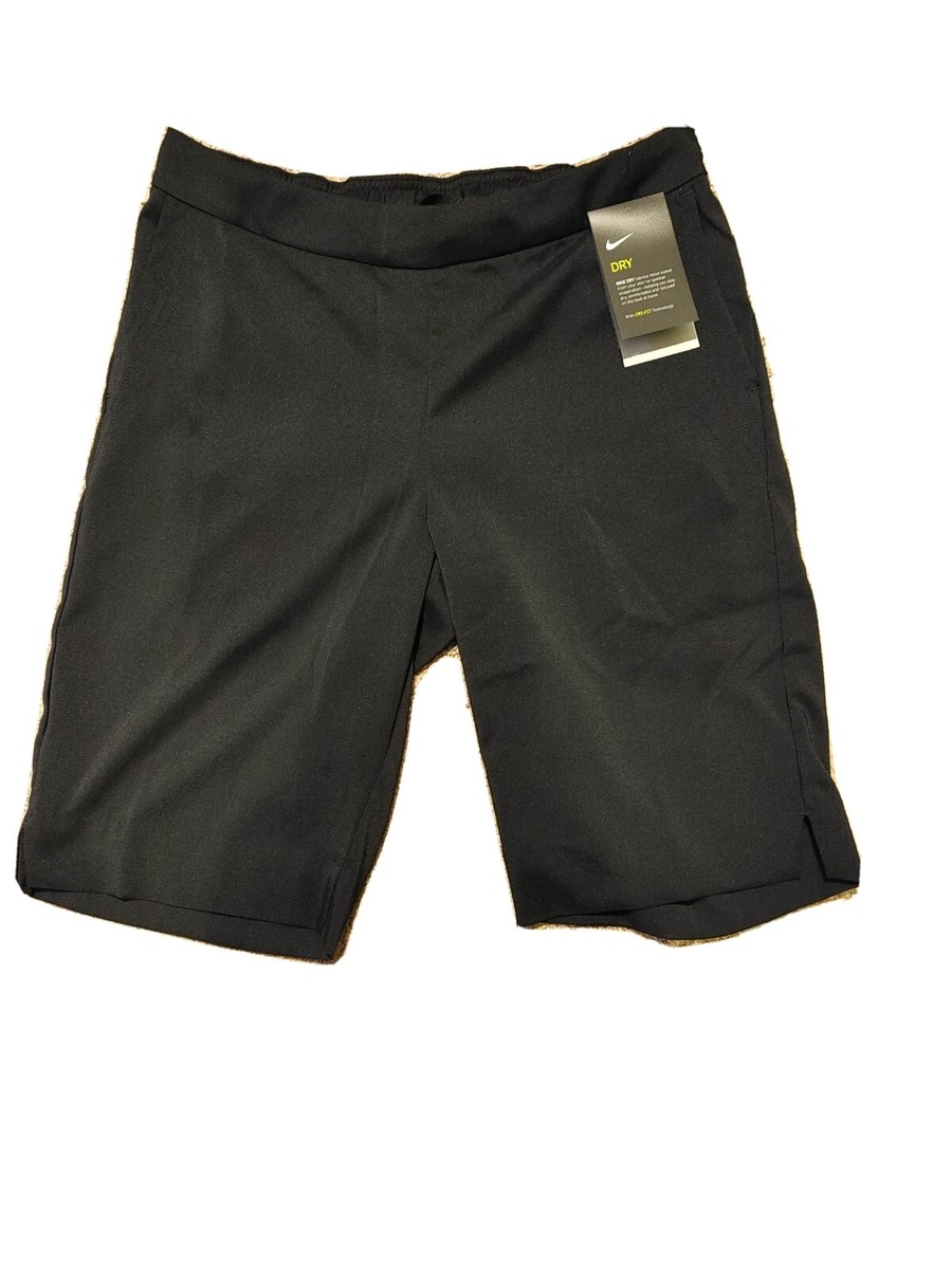 Womens Nike Dri-FIT UV Golf Shorts Black MSRP $75 AJ5663-010 Size Small NWT