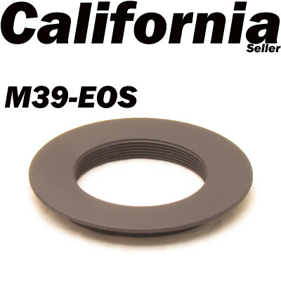 M39 EOS Leica lens Canon EF Camera Adapter 1200D 750D 650D 7D 6D 5D DSLR Rebel 