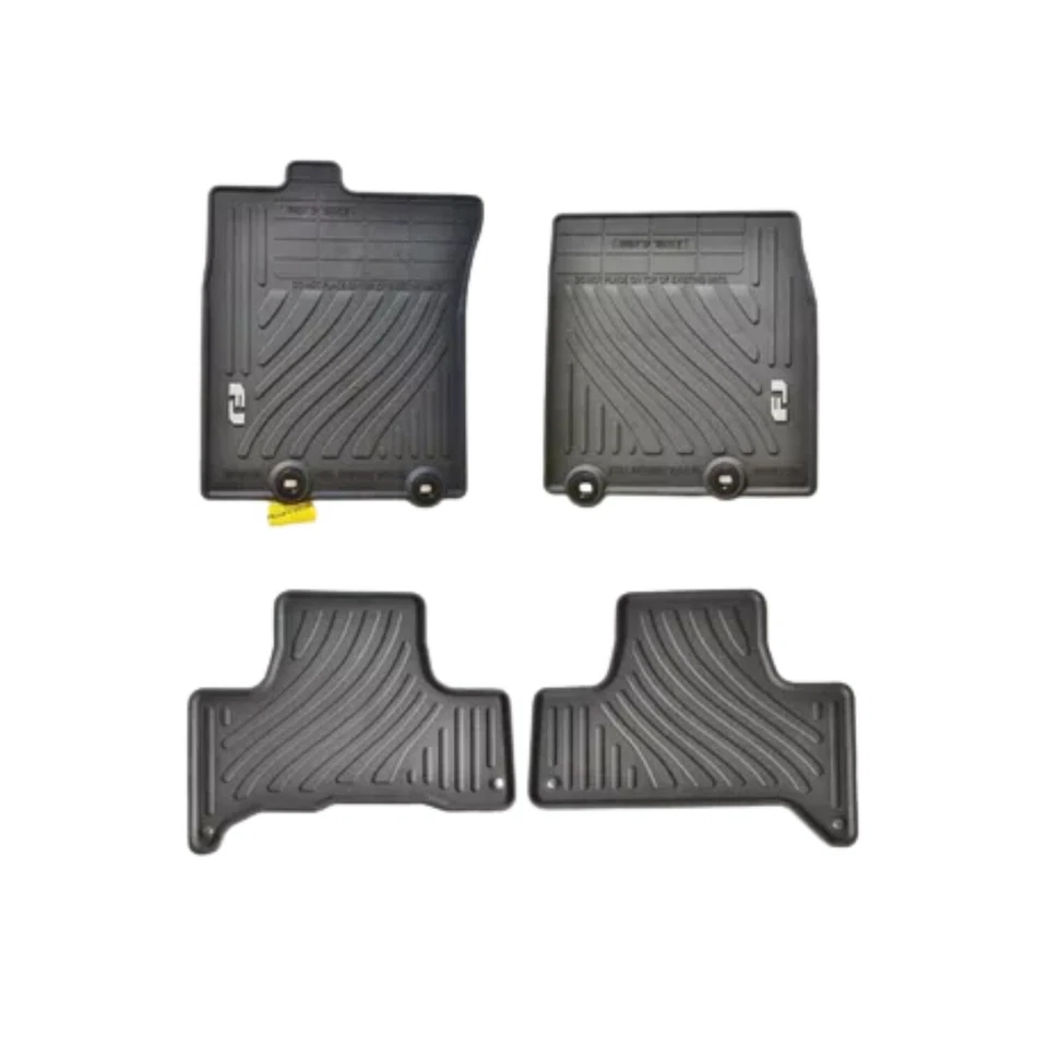 RUBBER FLOOR MAT SET 4 PCS FJ CRUISER 2007-2014 TOYOTA GENUINE - Image 4 of 4