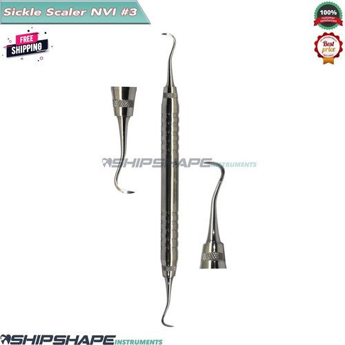 Dental Scaler Nvi # 3 Posterior Dental Scaler & Curette Hygiene Instruments CE - Picture 1 of 14