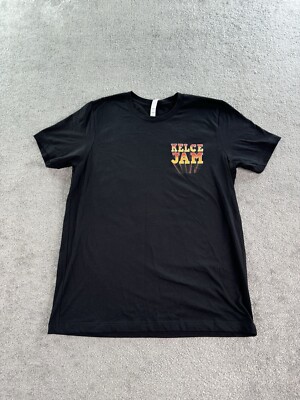 Travis Kelce Jam Shirt Mens Large Black Graphic MGK Tech N9ne Rick Ross 2023