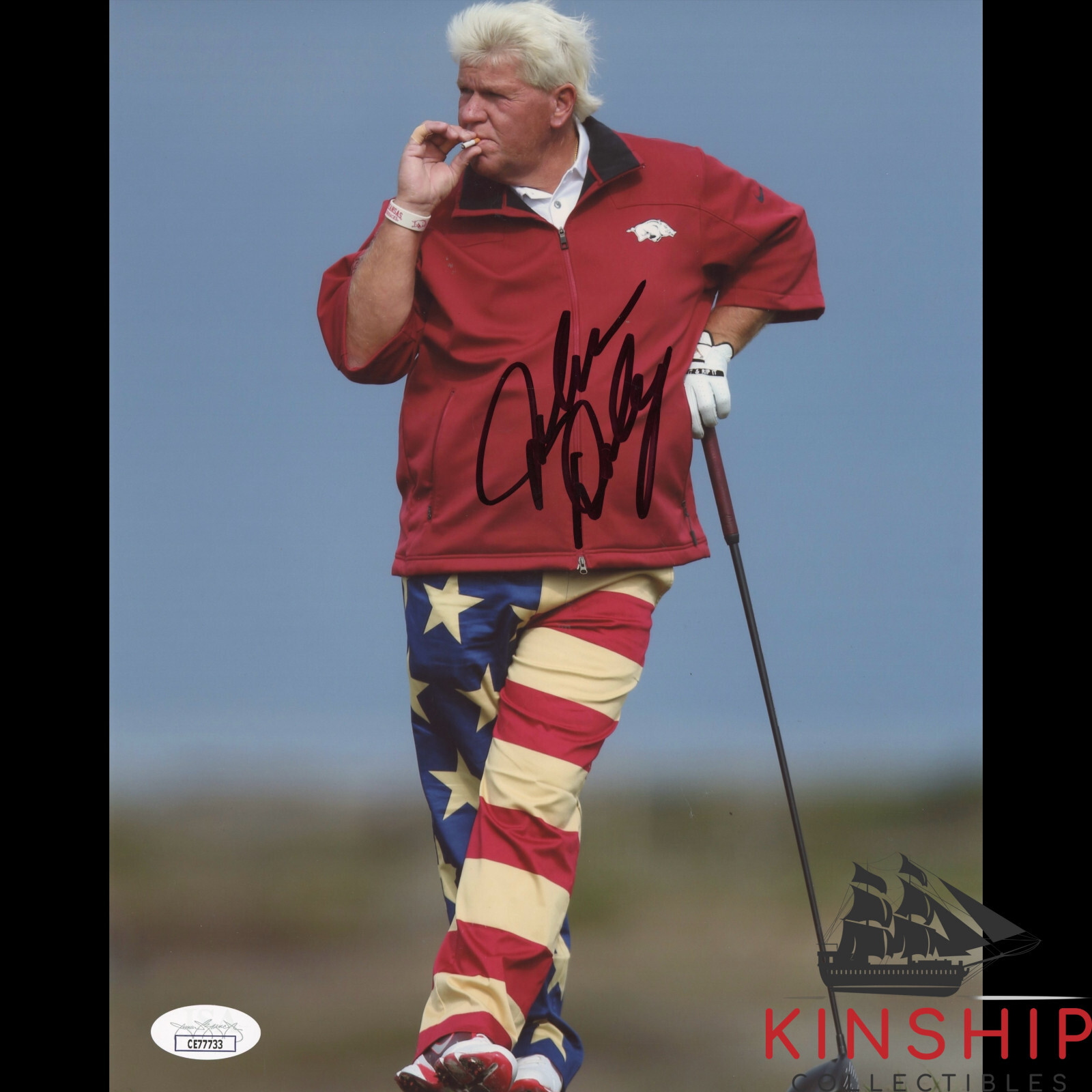 John Daly Autographed Signed 8x10 Photo JSA COA British Open PGA Championship Golf B2009 