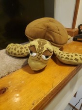 Disney Store Finding Nemo 16" Crush Plush Turtle