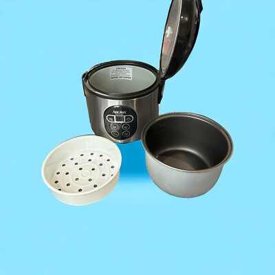 Aroma 8-Cup Digital Rice Cooker and Food Steamer Model ARC