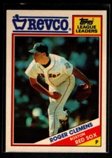 ROGER CLEMENS  RED SOX  1988 TOPPS REVCO LEAGUE LEADERS #28