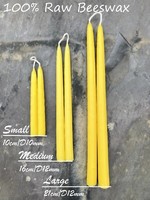🦊 100% Raw Beeswax Candles Hand Made  l XXL Table Candles
