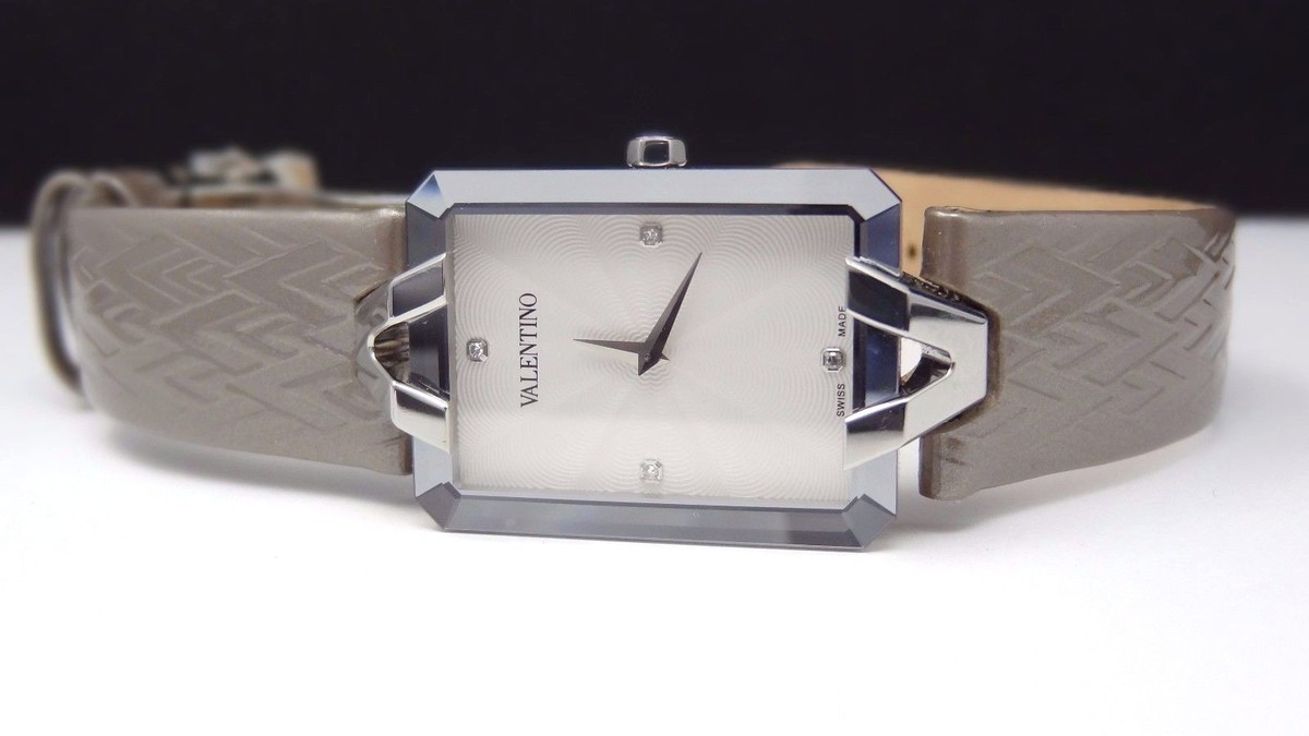 Valentino V36SBQ9901SSB04 Gemme Diamond Grey Leather Women