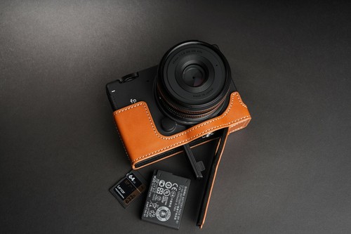 Echtleder Halbkamera Etui Tasche Abdeckung für Sigma fp fpl - Bild 35 von 47