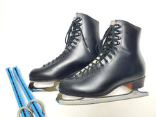 Riedell 220 by Red Wing USA Ice Figure Skates Men's 9 M w/ John Wilson Blades