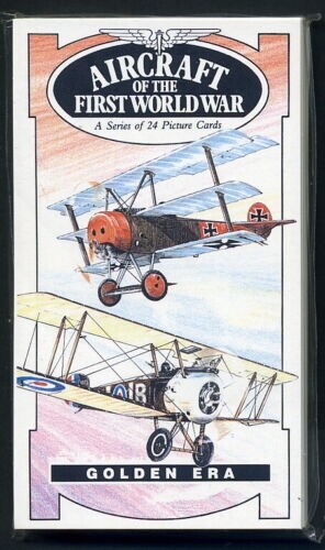 AIRCRAFT of the FIRST WORLD WAR Collectors Card Set - Bristol, Sopwith, Fokker + - Picture 1 of 3