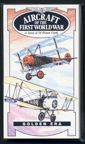 AIRCRAFT of the FIRST WORLD WAR Collectors Card Set - Bristol, Sopwith, Fokker + - Picture 1 of 3