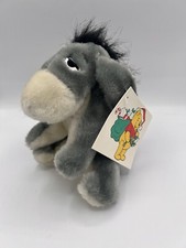 Sears Walt Disney Winnie The Pooh Eeyore Plush Stuffed Animal Toy 80s VTG NWT