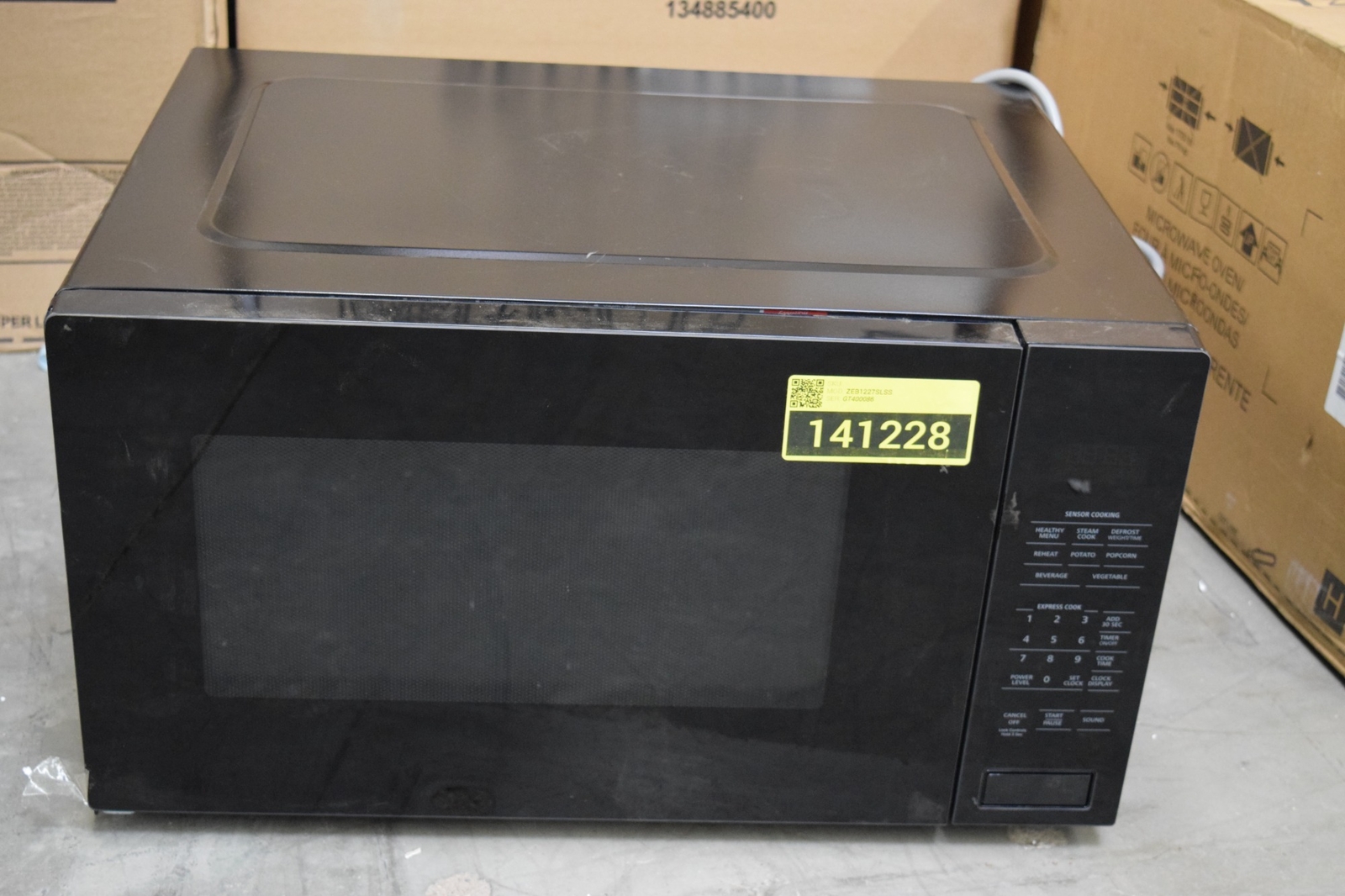 GE Monogram ZEB1227SLSS 24" Black 2.2 cu. ft. BuiltIn Microwave NOB