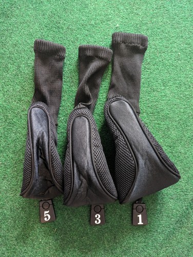 1, 3, and 5 Wood Club Cover Set Black - Picture 6 of 8