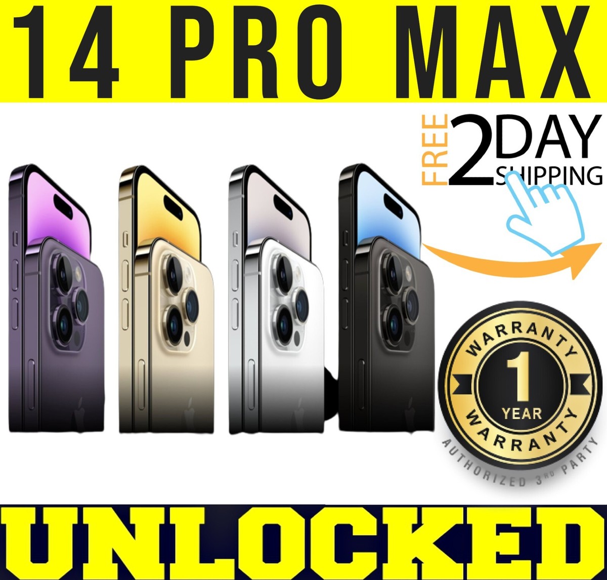 Apple iPhone 14 Pro Max - 256 GB - Gold (Unlocked) for sale Apple iPhone 14 Pro Max - 256 GB - Gold (Unlocked) for sale