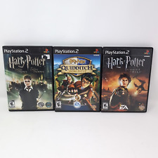 Harry Potter PS2 Lot: Order of the Phoenix, Goblet of Fire & Quiddich World Cup