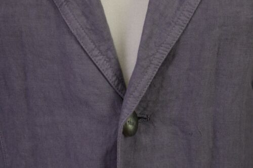 Armani Collezioni Gray Linen Lightweight Blazer Jacket Size 50 - Picture 6 of 15