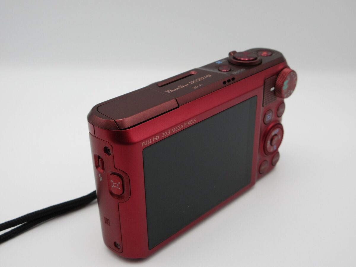 Canon PowerShot SX720 HS Red 20.3MP Compact Digital Camera Canon PowerShot SX720 HS Red 20.3MP Compact Digital Camera