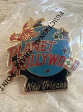 NEW! Planet Hollywood Collectible Pin-  New Orleans - Blue, Red, White & Gold