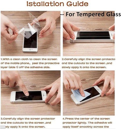 Durable Tempered Glass Screen Protector Flim for Motorola Moto Edge 60 Fusion 5G - Picture 6 of 8