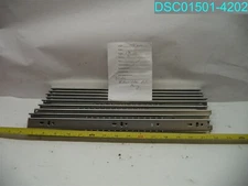 QTY=8: 15-3/4" X 1-3/4" X 1/2" DRAWER SLIDES BALL BEARING FULL EXTENSION 16"