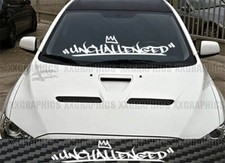 Unchallenged Graffiti Windshield Decal Sticker Jdm Usdm Euro Kdm Car Truck Race Unchallenged Graffiti Windshield Decal Sticker Jdm Usdm Euro Kdm Car Truck Race