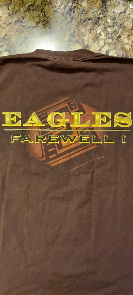 Aero USA Eagles Band Farewell I Tour 2003 De Colección Marrón Talla XL ¡IMPRESIONANTE! Foto 4 de 4