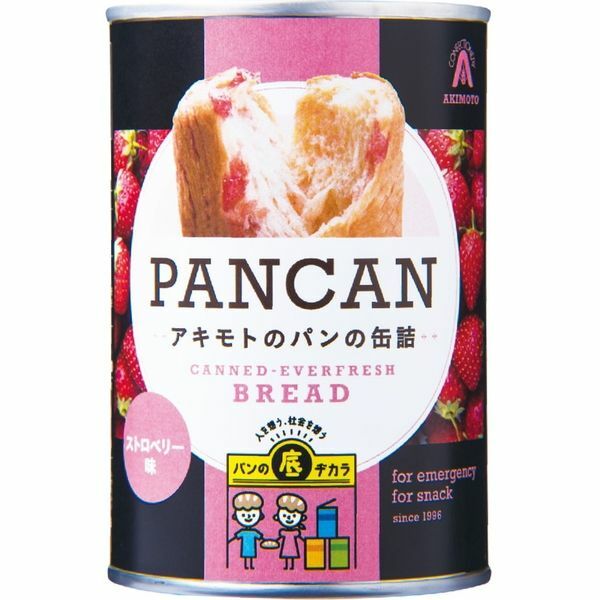 Akimoto CANNED EVERFRESH BREAD PANCAN Strawberry x 24 Japan eBay