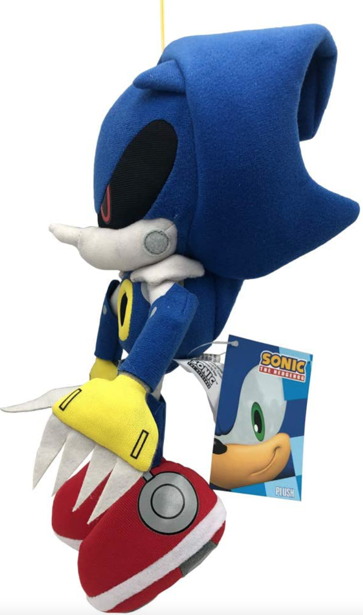 Official METAL SONIC Sonic The Hedgehog 10 in. Plush Great Eastern (Metaru)  699858525232