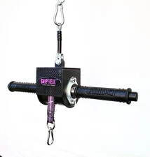 GRIP FREAK 'Slip Grips' Grip Strengthener w Power Rack Arm & Weight Plate Loader