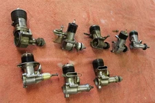 Super Cyclone, O&R, Johnson, Vintage Nitro Model Plane/Tether car Engines X8