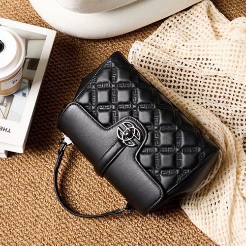 Elegant Leather Tote Bag 2025 Large Capacity Crossbody Women Shoulder Bag Coffee - Picture 15 of 27