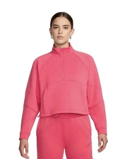 Nike Women's Top Dri-FIT Prima 1/2-Zip Training, Aster Pink, NWT, MED $100