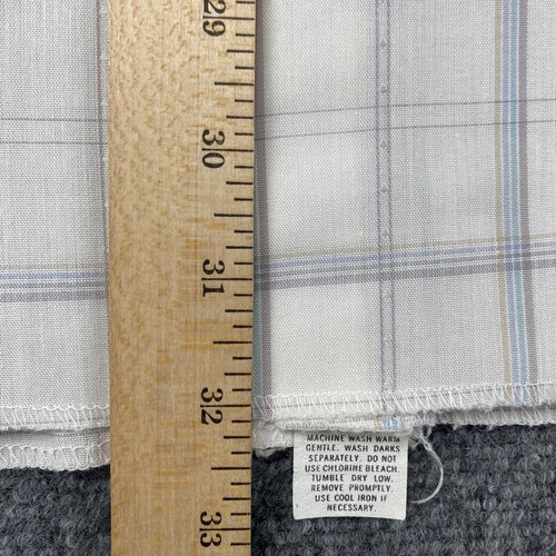 H Bar C Ranchwear Long Tail Western Pearl Snap Hemd Herren 16,5 x 36 weiß kariert - Bild 13 von 15