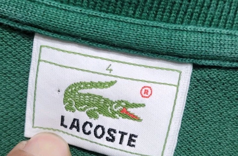 Lacoste Polo Golf  Shirt casual Size 4 Mens Medium green  thumbnail 5