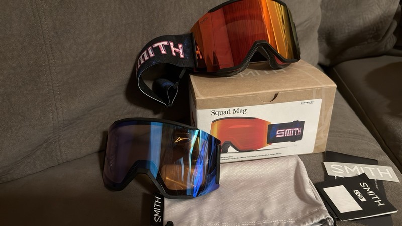NEW Smith Squad Mag Snow Goggles Chromapop Wild Encounters Ski Snowboarding