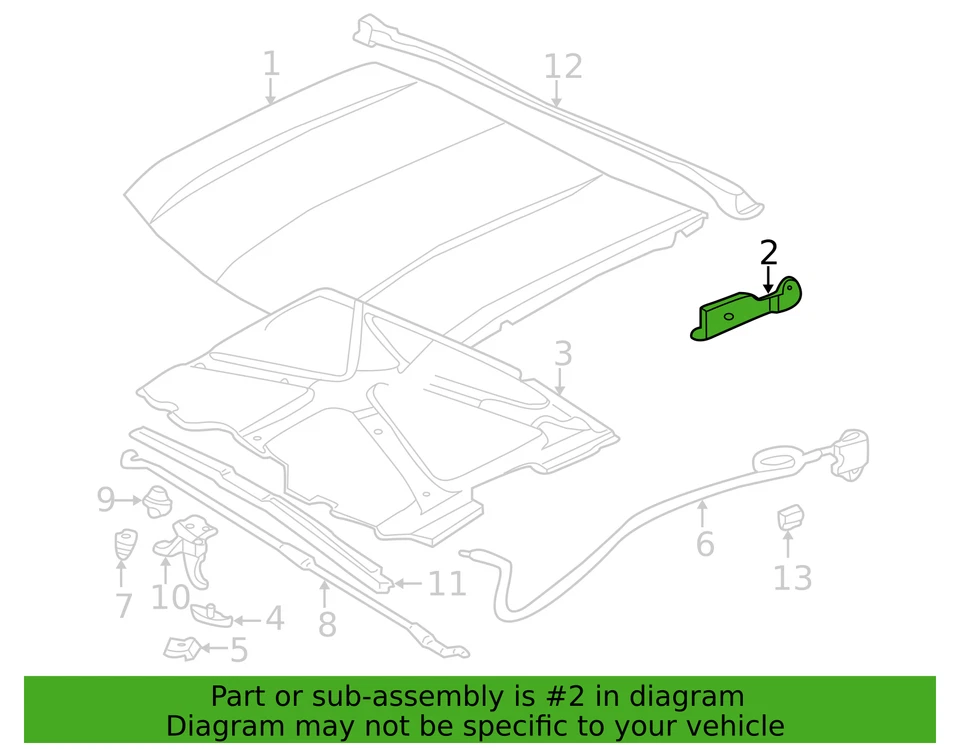 Bisagra de capó GM 1994-2005 GENUINA, PIEZA NUEVA OEM, NÚMERO DE PIEZA 12479946 Foto 2 de 4
