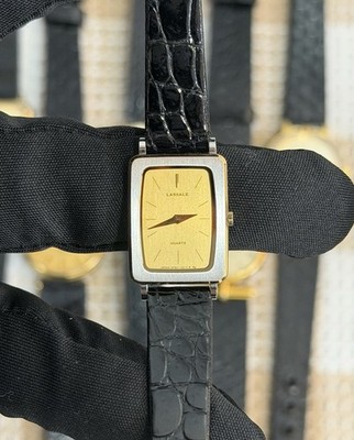 Vtg 1994 Seiko Lassale Ultra-Thin 2F50-5179 [Near Mint] Women's