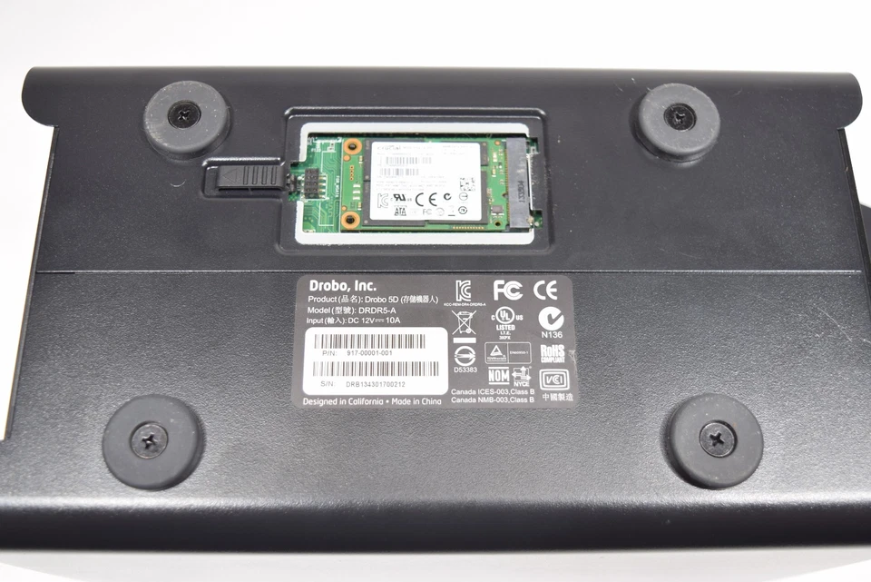 Drobo 5D DRDR5-A EXTERNAL RAID ENCLOSURE Thunderbolt, USB3 w/Accelerator DRV - Image 4 of 4