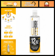 Water-Based Personal Lubricant for Men, Women Couples - Travel Size, Non-Stain