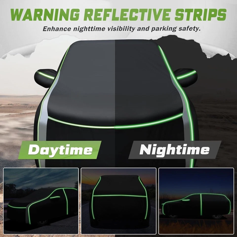 Cubierta de coche para Ford Transit Connect 2014-2026, 7 capas impermeable cubierta de coche Acce Foto 4 de 4