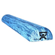 Cando Foam Roller - Blue Eva Foam - Extra Firm - 6" X 36" - Half-Round