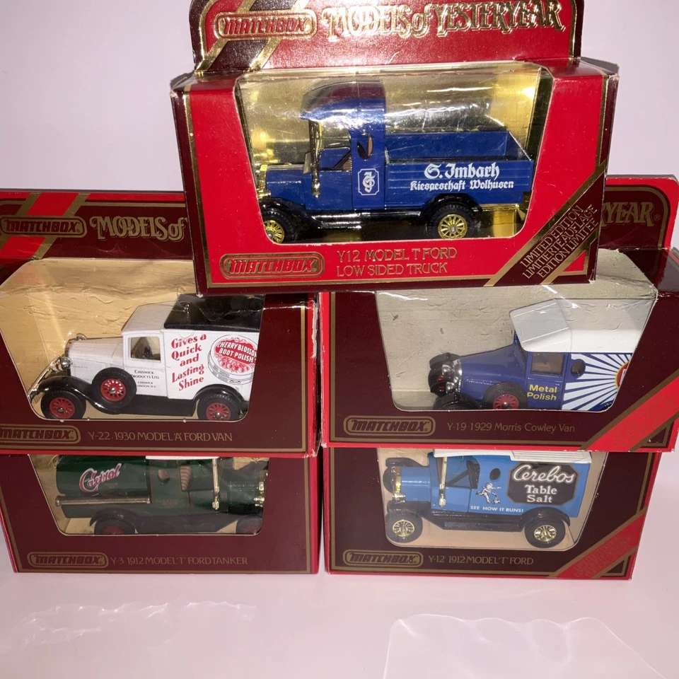 Lote de 5 Modelos Matchbox de Antaño 1984 Vintage Y22;Y12:Y19;Y3 Foto 2 de 4