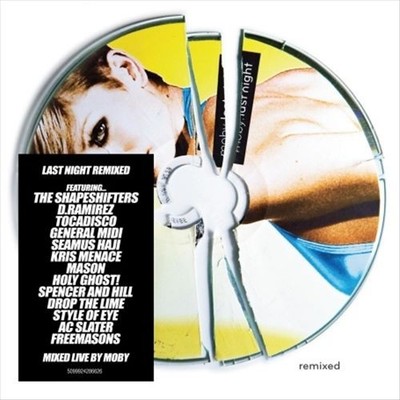 MOBY LAST NIGHT REMIXED NEW CD