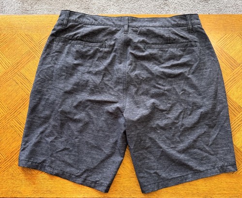 Pantaloncini da golf Hurley uomo taglia 38 XL blu performance elasticizzati chino comodi - Foto 3 di 11