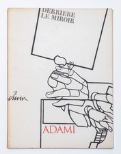 Derrière le Miroir magazine, no. 214. Adami Valerio. Complete * RARE!