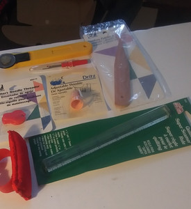 Vintage & New Sewing/Quilting accessories Lot seam rule, wrist pincushion ETC