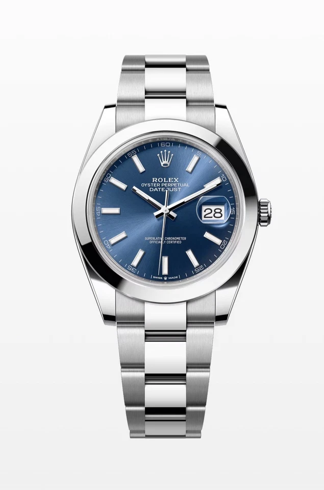 Rolex Datejust 2025 41 mm, acero inoxidable, Blue Oyster 126300 completo sin usar Foto 2 de 2