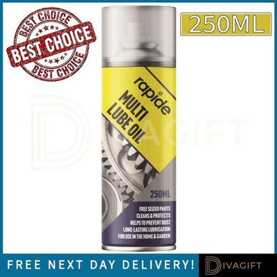 MULTI LUBE ÖL SPRAY 250ML HOCHLEISTUNGS SILIKON GLEITMITTEL VERHINDERT ROST NEU