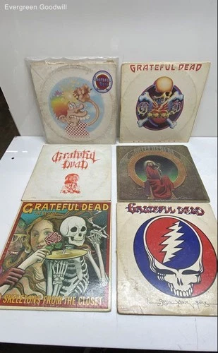 6pc VTG Vinyl LP Lot The Grateful Dead UNTESTED